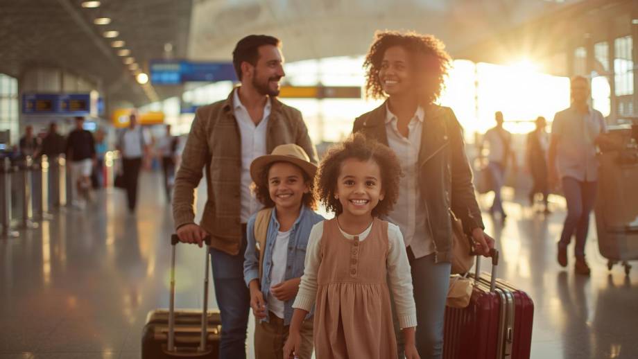 Flugreisen mit Kindern – Stressfrei in den Urlaub starten Symbolfoto